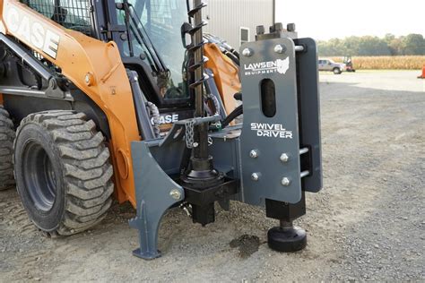 skid steer hydraulic post driver rental|wood post driver rental near me.